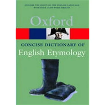 Image de The concise oxford dictionary of english etymology