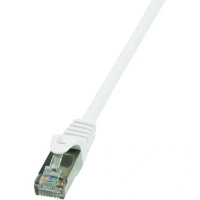 Afbeelding van LogiLink CP2081S RJ45 Netwerkkabel, patchkabel CAT 6 F/UTP 7.50 m Wit Snagless 1 stuk(s)