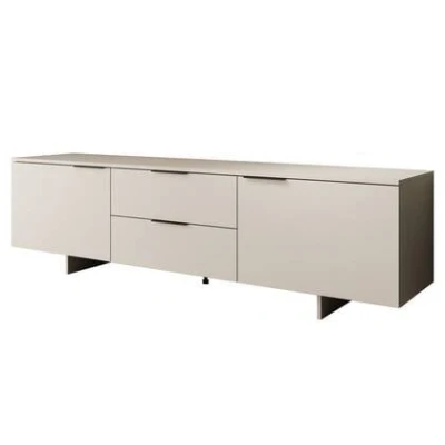 Afbeelding van Meubella TV Meubel Ankara Beige 180 cm Met lades