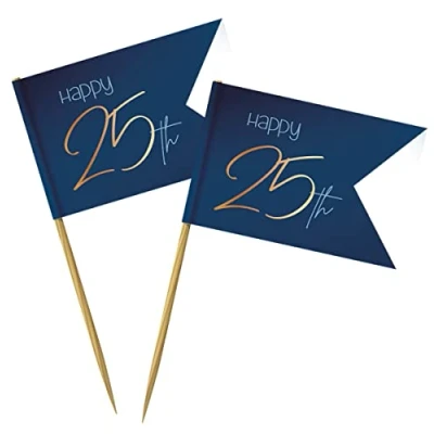 Afbeelding van Folat Prikkers Elegant True Blue 25 Jaar 36 stuks