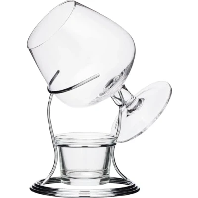 Afbeelding van Barcraft Cognac &amp; Brandyaccessoires 350 Ml Chroom 3 Stuks