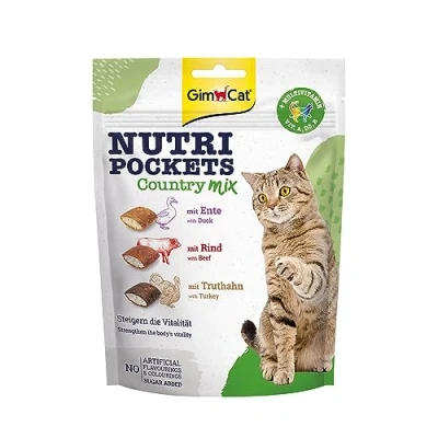 Afbeelding van Gimcat Nutri Pockets Country Mix 150 GR