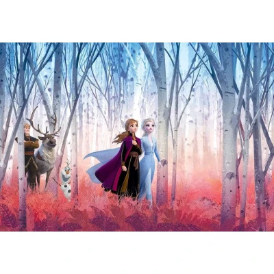Afbeelding van Fotobehang Frozen Friends Forever 368x254 cm blauw