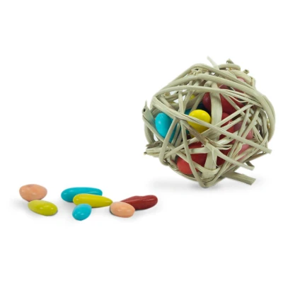Afbeelding van Back Zoo Nature Fill Your Own Treat Balls Vogelspeelgoed ca. 4 cm 6 stuks