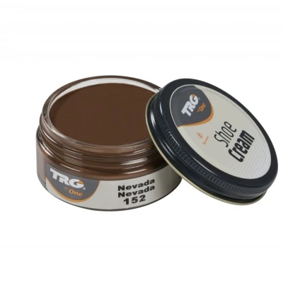 Afbeelding van TRG schoencrème met bijenwas nevada bruin 50 ml