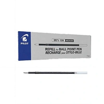 Afbeelding van Pilot Navulverpakking voor Acroball/Acroball Deluxe, medium punt, 1,0 mm, zwart, 12 stuks