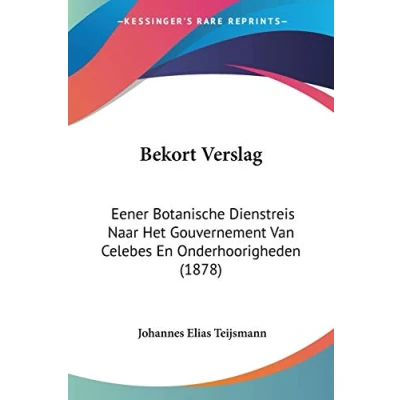 Afbeelding van Bekort Verslag