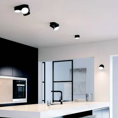 Afbeelding van LED plafondspot Stanos, CCT, 3 lamps, zwart