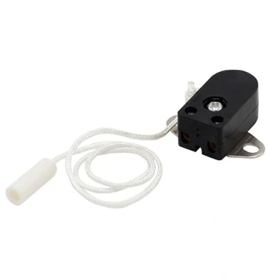 Afbeelding van Trekschakelaar, mini schakelaar voor het bedienen van meubelverlichting, 2 gaats plaat, A, 250 V, reserveschakelaar