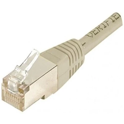 Image de Cordon RJ45 catégorie 6 F/UTP gris 5 m