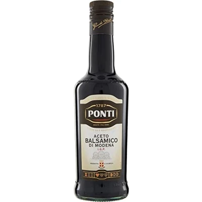 Afbeelding van Ponti Aceto Balsamico Di Modena Italiaanse balsamicoazijn, 500 ml, 3 stuks