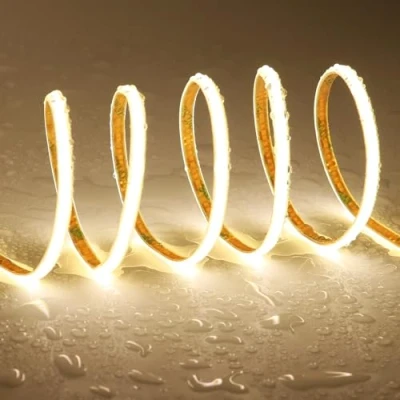Afbeelding van TOPAI COB Ledstrip, 5 meter, natuurlijk wit, mm, dun, waterdicht, 12 V, buiten, 4000 K, hoge helderheid, 400 leds/m, CRI 90+, flexibele stickers voor huis, slaapkamer, keuken