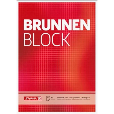 Afbeelding van Brunnen, Notitieboekje + schrijfblok, Blocnote (A4, Gecontroleerd)