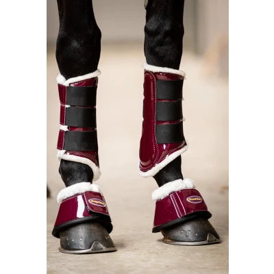 Image de HB Ruitersport Guêtres Crown Cerise L