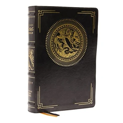 Afbeelding van NRSVCE, Illustrated Catholic Bible, Leathersoft, Black, Comfort Print