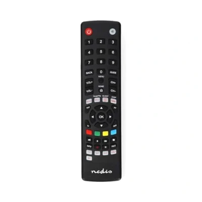Afbeelding van Nedis Universele Afstandsbediening Voorgeprogrammeerd 4 Apparaten Amazon Prime / Disney + Button Google Play Knop Netflix Youtube Infrarood Zwart
