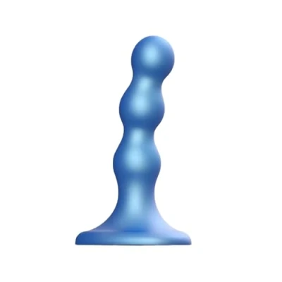 Afbeelding van Strap On Me Dildo Plug Balls Metallic Blue S