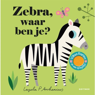 Afbeelding van Uitgeverij gottmer kartonboekje zebra waar ben je?