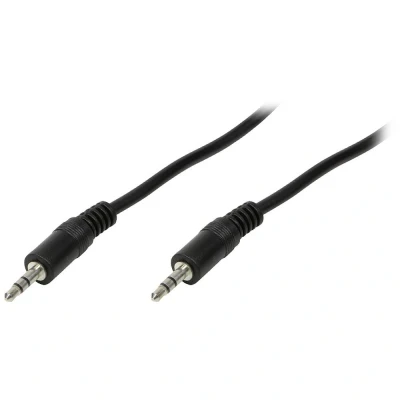 Afbeelding van LogiLink CA1050 Jackplug Audio Aansluitkabel 2.00 m Zwart (mat)