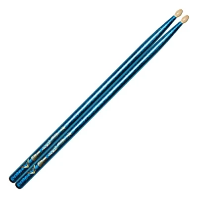 Afbeelding van Vater VCB5A Color Wrap 5A Blue Sparkle, houten tip Drumstokken