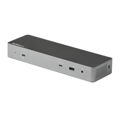 Image de StarTech.com Dock Thunderbolt 3 Compatible Hôte USB C Écrans Double 4K 60Hz DP 1.4 ou HDMI Simple 8K Station d&#039;Acceuil TB3/USB 96W PD 5xUSB 10Gbps (TB3CDK2DHUE) d&#039;accueil 3.2 Gen 2 / x D
