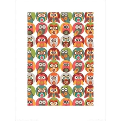 Afbeelding van Kunstdruk Valentina Ramos Owls Family 30x40cm