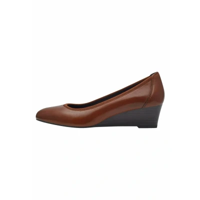 Afbeelding van Tamaris Sleehakken, Dames, Maat: 40, Muscat leather Leer