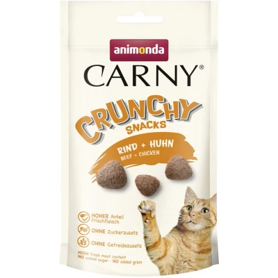 Afbeelding van 50g Animonda Carny Adult Crunchy Rund + Kip kattensnacks