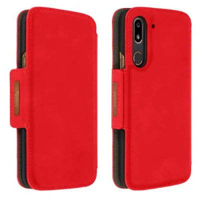 Image de DORO Wallet Protection à rabat pour téléphone portable rouge 8080