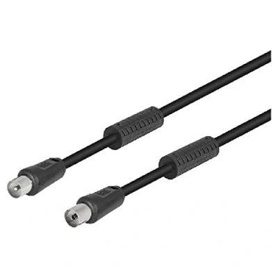 Afbeelding van Antennekabel TM Electron Zwart 2,5 m