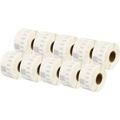 Afbeelding van Aftertech 10 x 99013 etiketten, 36 89 mm, zelfklevend, halftransparant (260 etiketten/rol = 2600 in totaal) voor Dymo LabelWriter S0722410,