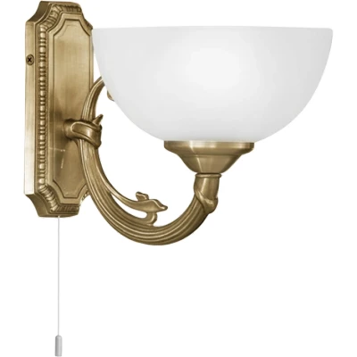 Afbeelding van EGLO Savoy Wandlamp 1 Lichts Brons Wit