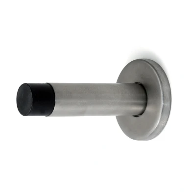 Afbeelding van Lavuzo Deurstopper Muur RVS 90 mm Per Stuk Deurbuffer binnen Deurstoppers