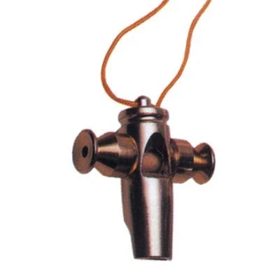 Image de lp latin percussion Sifflet samba 3 tons metal dore 352