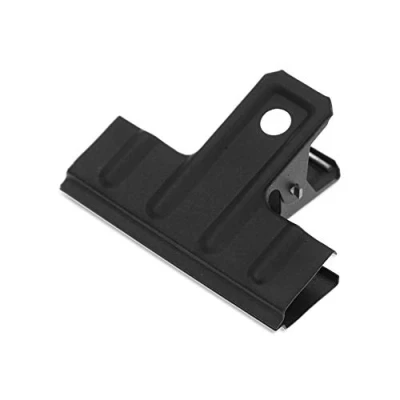 Afbeelding van Coideal 10 stuks grote dikke metalen paperclips 7,6 cm lang voor kantoor (zwart)