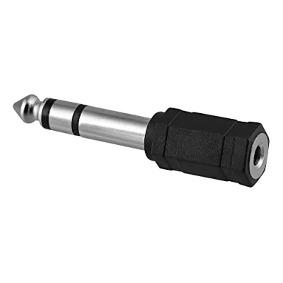 Afbeelding van TNB Adapter stereo jack plug 6,35 m / 3,5 F, zwart