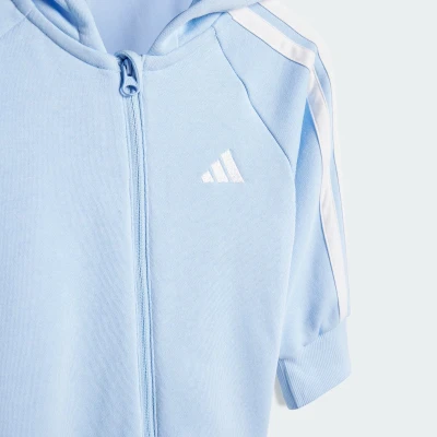 Afbeelding van adidas Performance Essentials Infant Jumpsuit voor kinderen, Maat: 104, Glow blue white