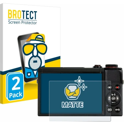 Afbeelding van BROTECT Screenprotector voor Canon PowerShot G7 X Mark III Folie Beschermfolie matte (2 Stuks)