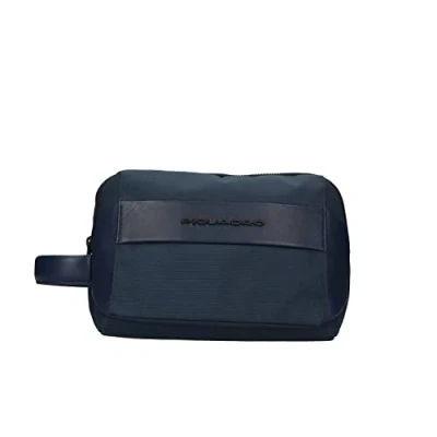Afbeelding van PIQUADRO Leren Tabletzak Modus Special Men&#039;s Clutch Blu Donkerblauw