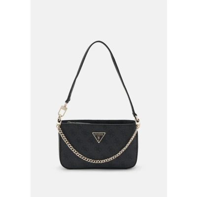 Afbeelding van Guess Noelle MINI TOP ZIP Shoulder Handtas, Dames, Maat: One Size, Coal
