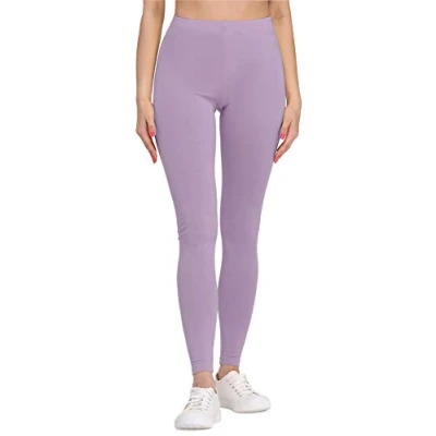 Afbeelding van Bellivalini Dameslegging van viscose BLV50 147, Licht Paars