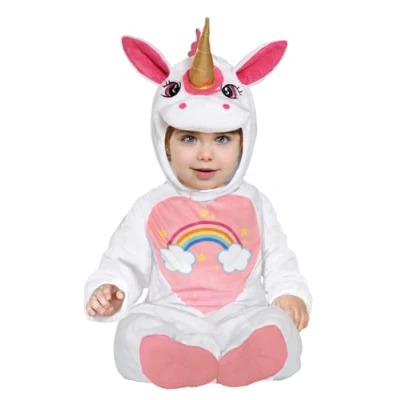 Afbeelding van Fiestas Guirca Jumpsuit regenboog baby unicorn 18 24 maanden