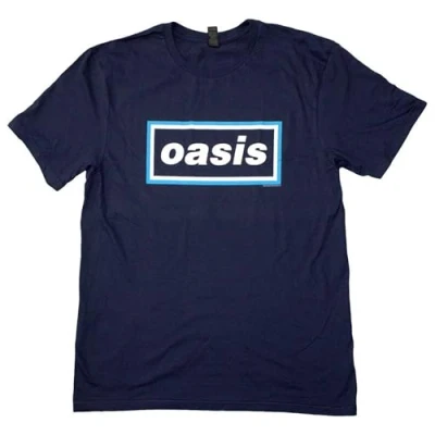 Afbeelding van Oasis Maine Road Event Logo Heren T shirt 2XL Donkerblauw