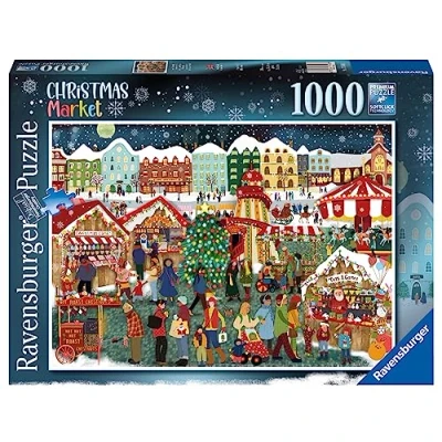 Afbeelding van Ravensburger Christmas Market 1000 stukjes Puzzel