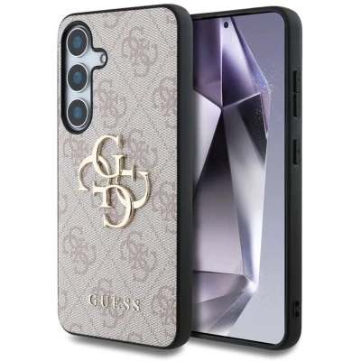 Afbeelding van Guess Geschikt voor Galaxy S25 Plus Back cover case 4G PU Big Logo Pink