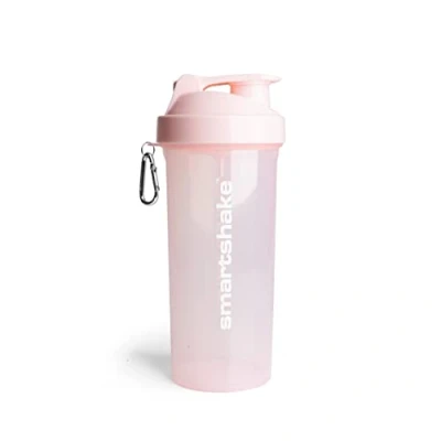 Afbeelding van Smartshake Lite 1000 ml proteïneshakerfles, waterdichte shakerfles voor eiwitshakes, transparante polypropyleen waterfles, BPA vrij en DEHP mannen vrouwen, katoen