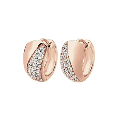 Afbeelding van Elli Statement Hoops Oorbellen Rose goldcoloured, Dames, Maat: One Size, gold coloured