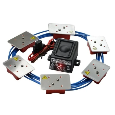 Afbeelding van Kemo M176 Ultrasone marterverschrikker Met flitslicht, hoogspanningsplaatjes, Waterdicht 1 stuk(s)