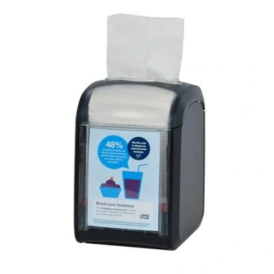 Afbeelding van Servetdispenser Tork Xpressnap® tabletop N14 zwart 272900