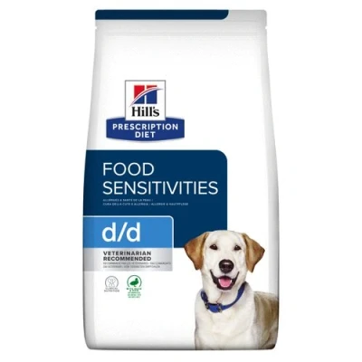 Afbeelding van Hill&#039;s Prescription Diet D/D Food Sensitivities Zak Eend&amp;Rijst Hondenvoer 4 kg
